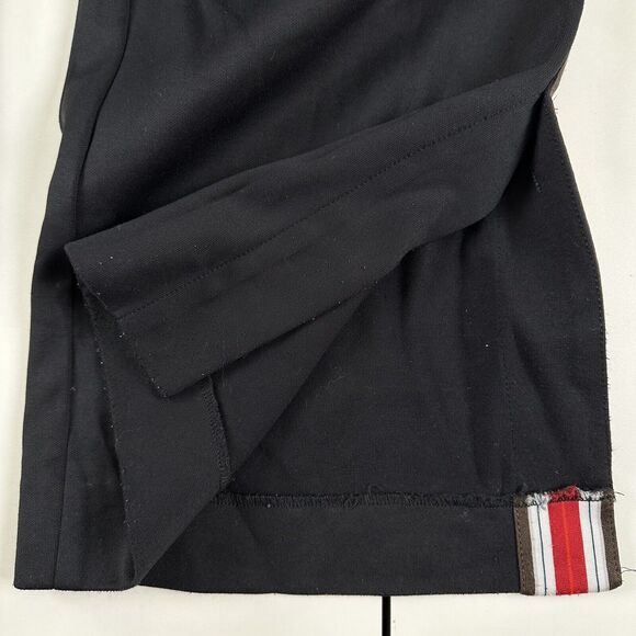 Akris Punto Marla Wide Leg Side Striped Knit Tuxedo Trousers Sweatpants Women 8 - Picture 12 of 15